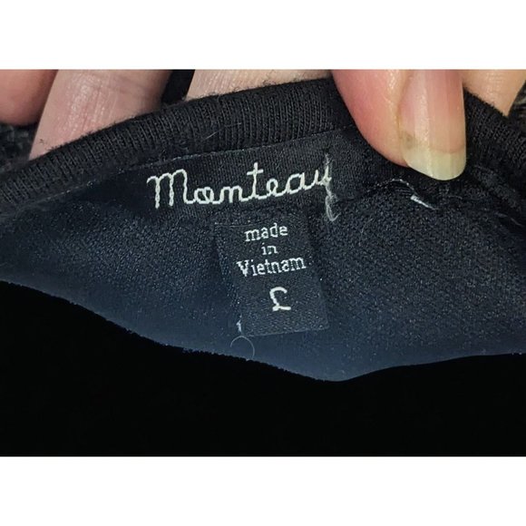 Monteau Striped Gothic Mod Dress - Picture 5 of 15